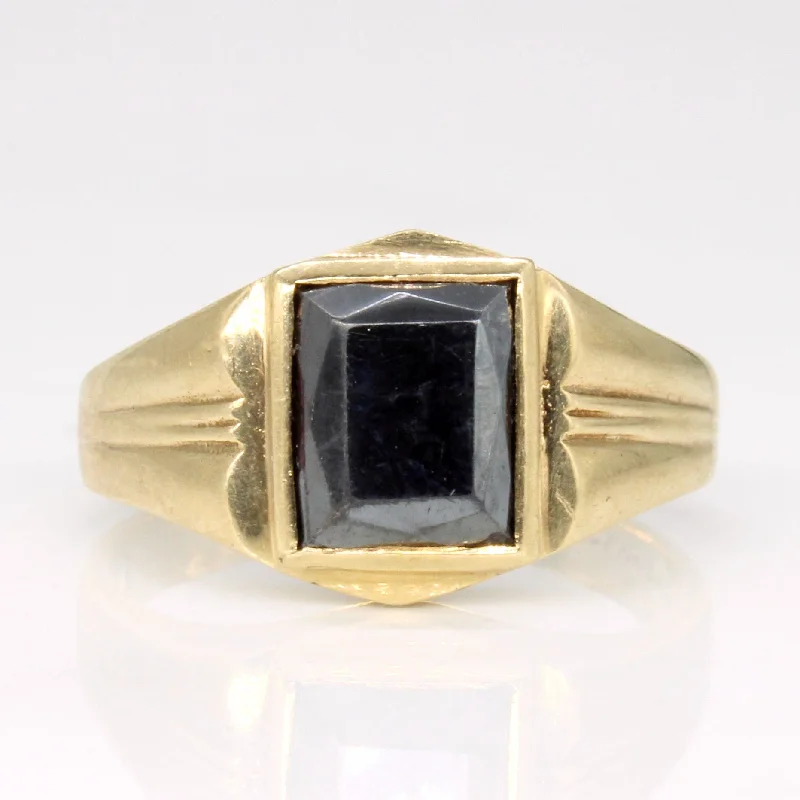 Hematite Cocktail Ring | 1.35ct | SZ 6.25 |