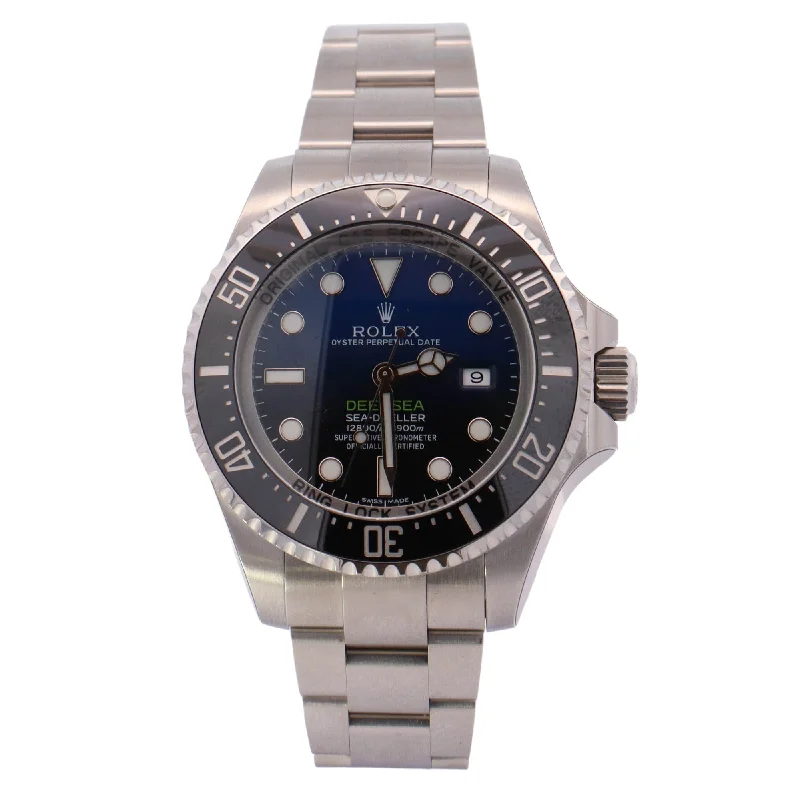 Rolex Sea-Dweller Deepsea "James Cameron" Stainless Steel 44mm Black/Blue Dot Dial Watch Reference #: 136660