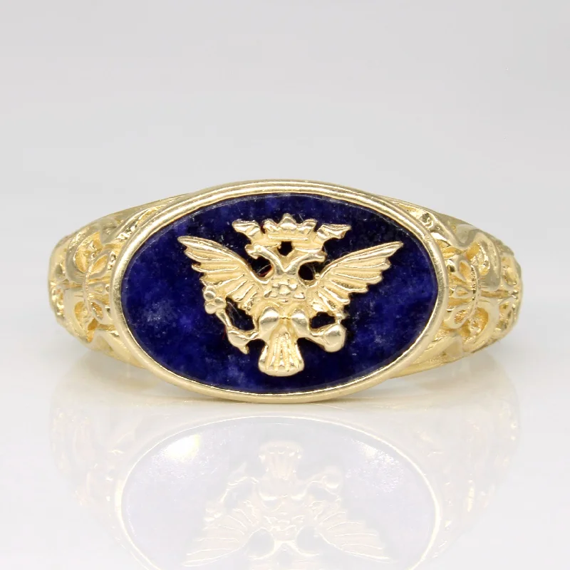 Lapis Cocktail Ring | 1.90ct | SZ 11.25 |