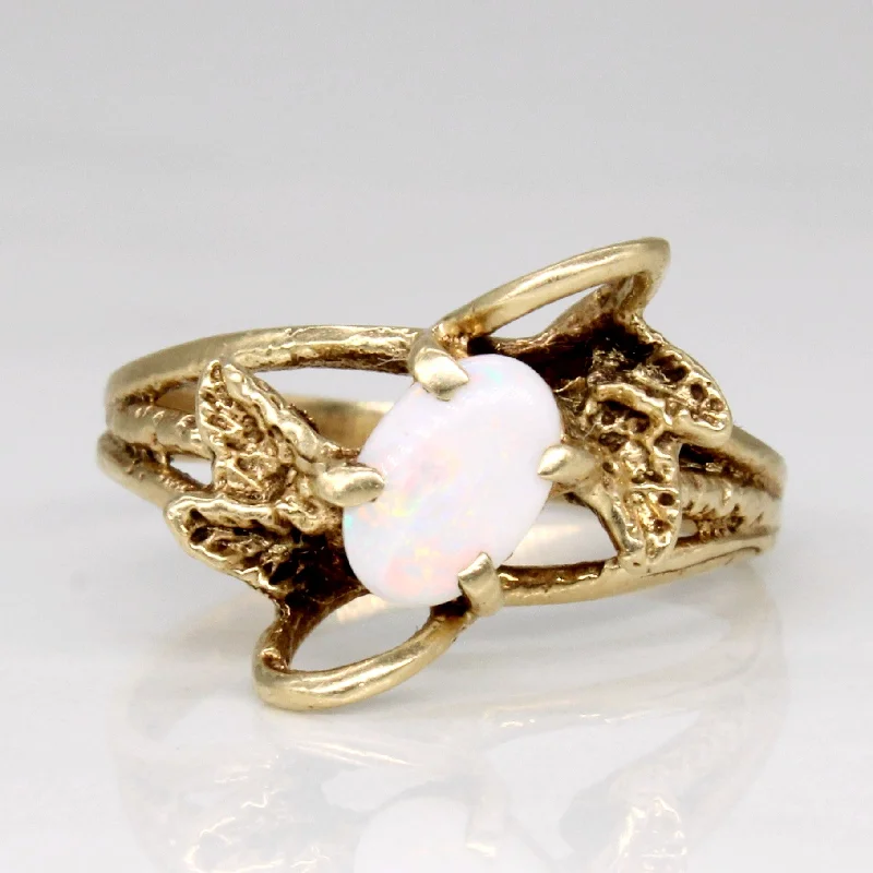 Vintage Opal Ring | 0.25ct | SZ 4.75 |