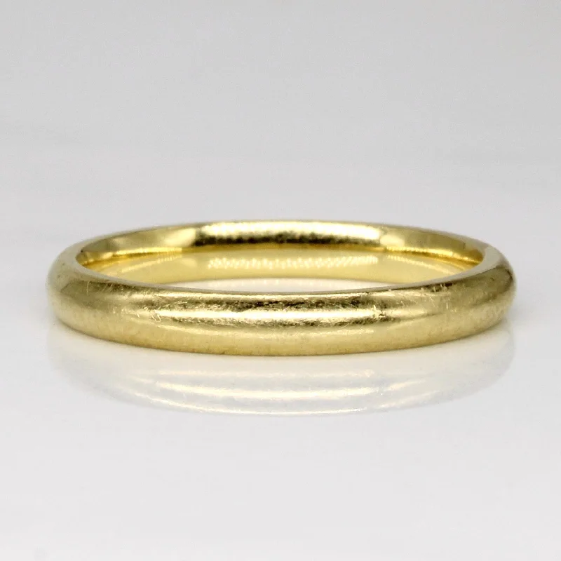 'Birks' 18k Yellow Gold Band | SZ 6 |