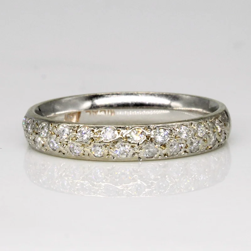 Diamond Pave Ring | 0.33ctw | SZ 7.25 |