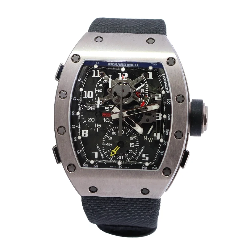 Richard Mille RM004 White Gold 38mm Skeleton Arabic Dial Watch Reference# RM004