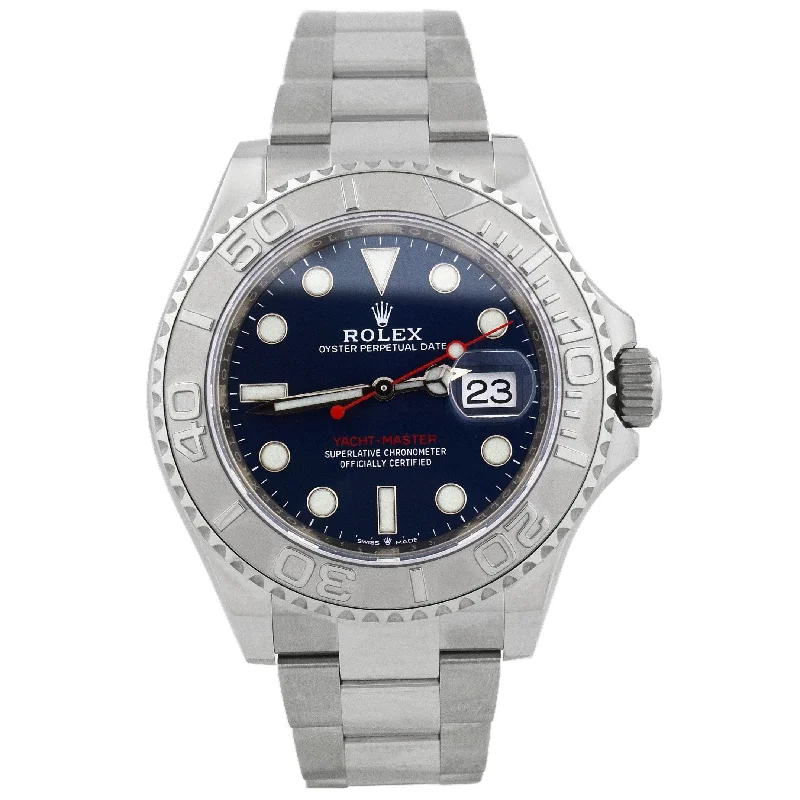 Rolex Yacht-Master Stainless Steel 40mm Blue Dot Dial Watch Reference# 126622