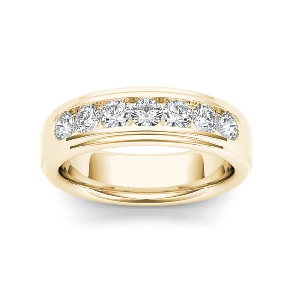 De Couer 14k Yellow Gold 1ct TDW Diamond Band