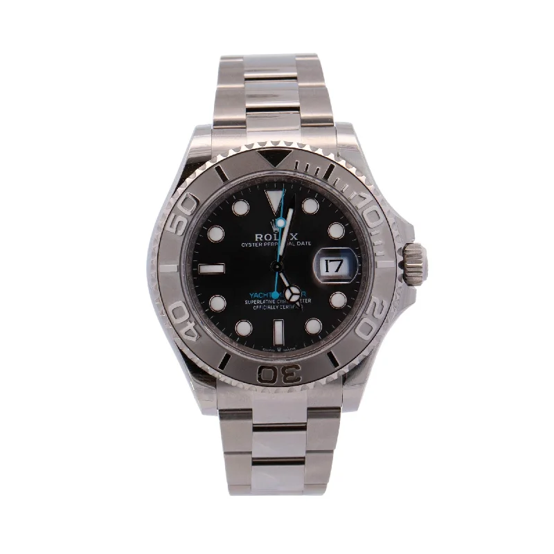 Rolex Yachtmaster 40mm Stainless Steel & Platinum Rhodium Dot Dial Watch Reference #: 126622