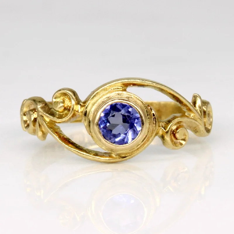 1912 Birmingham 'Henry Williamson Ltd' Tanzanite Ring | 0.20ct | SZ 4.5 |