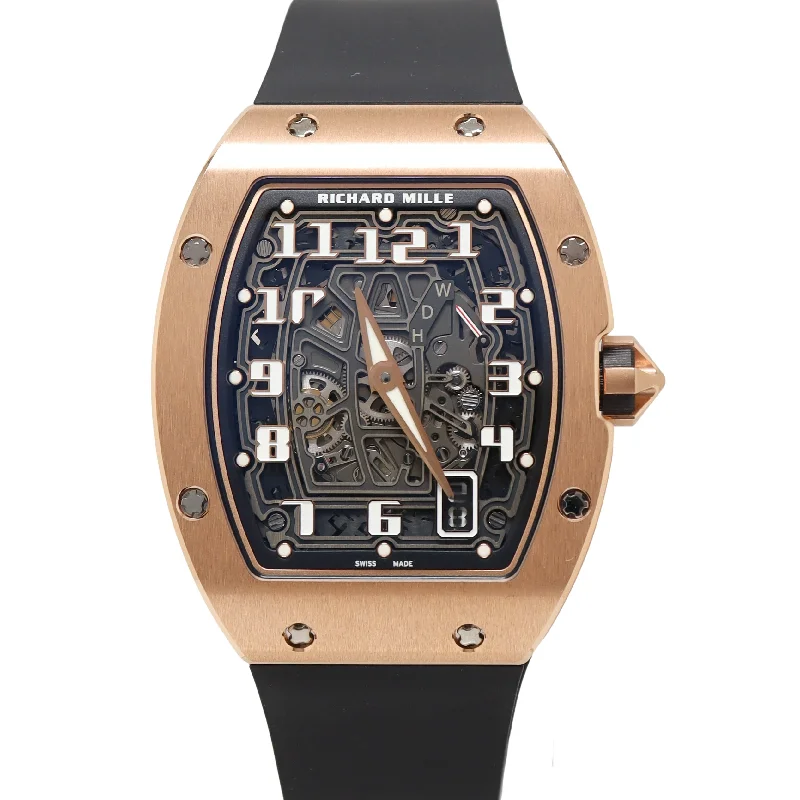 Richard Mille RM67-01 Rose Gold 38.7 x 47.5mm Skeleton Arabic Dial Watch Reference #: RM67-01