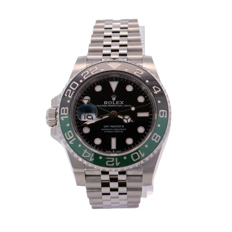 Rolex GMT Master II €œSprite€ Stainless Steel 40mm Black Dot Dial Watch Reference #: 126720VTNR