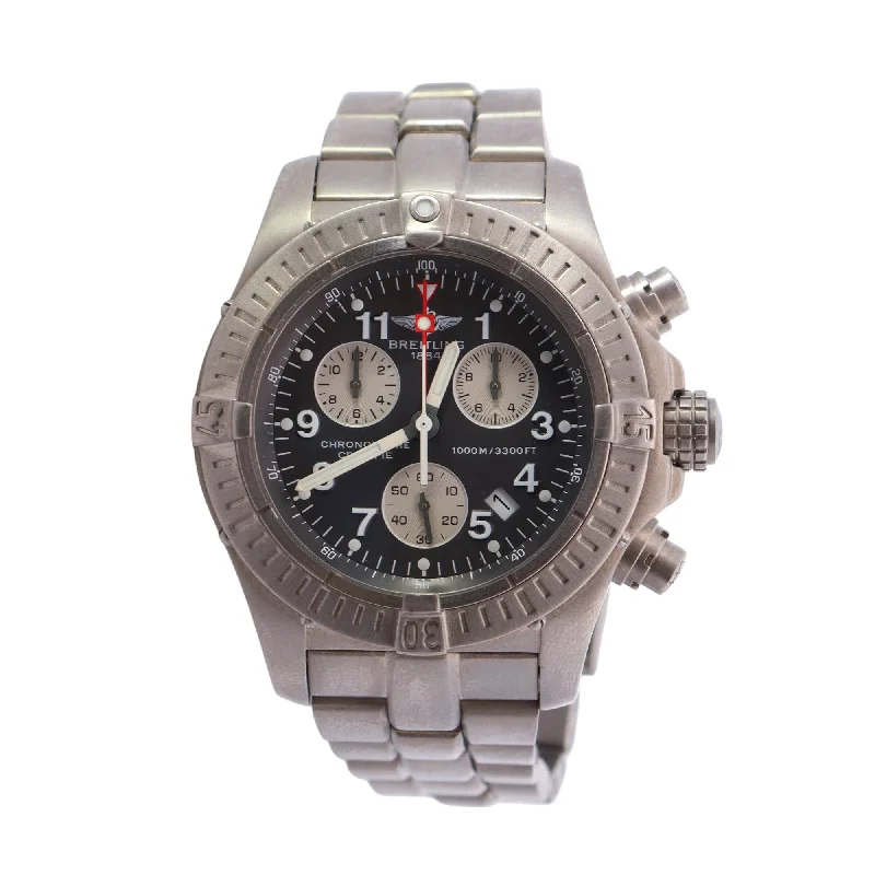 Breitling Avenger 44mm Grey Arabic Dial Watch Ref# E73360