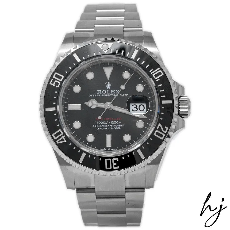 Rolex Men's Sea-Dweller 50th Anniversary Edition Stainless Steel 43mm Black Dot Dial Watch Reference #: 126600