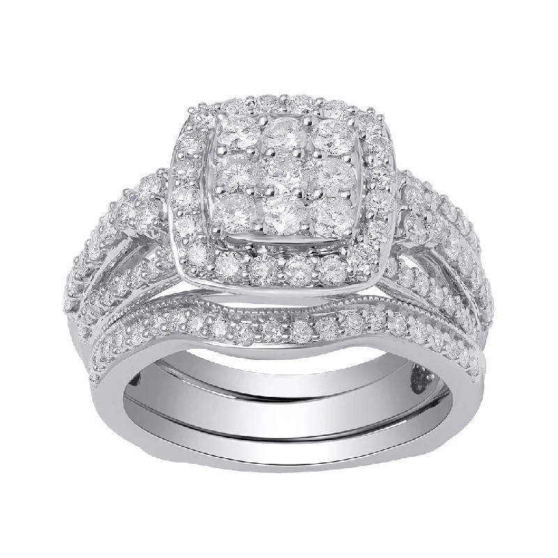 9ct White Gold 1.50ct Diamond Perfect Harmony Ring