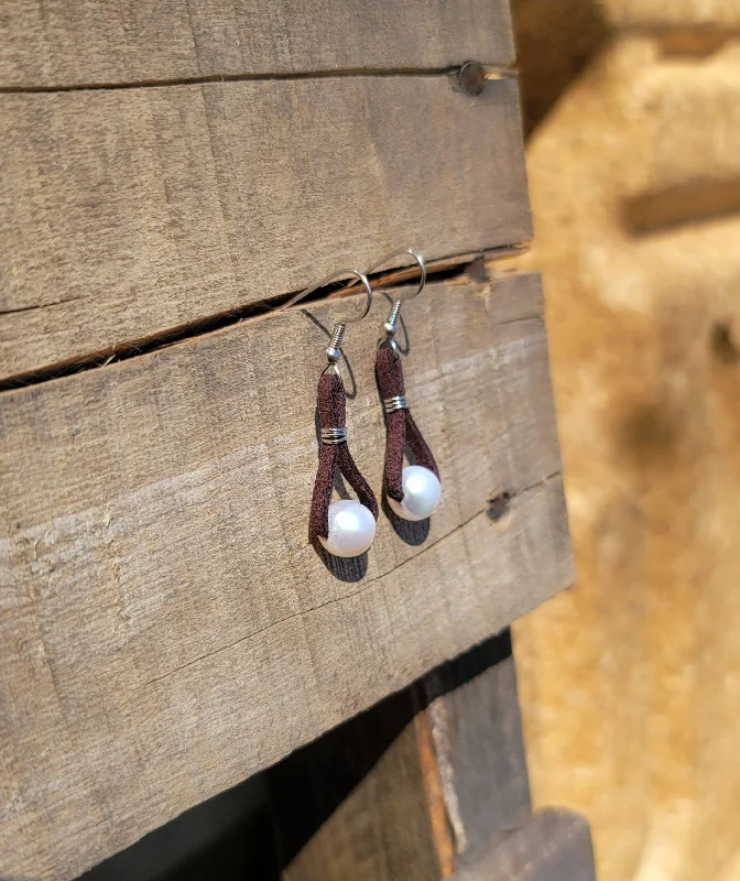 Cowgirl Pearl Earrings