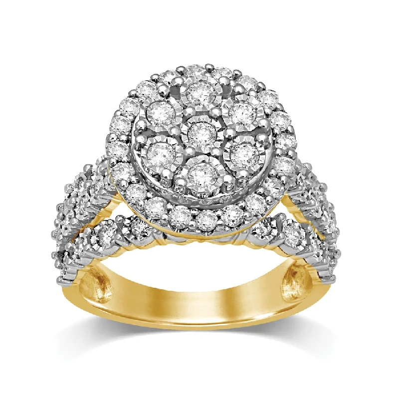 9ct Yellow Gold 1.00ct Diamond Ring