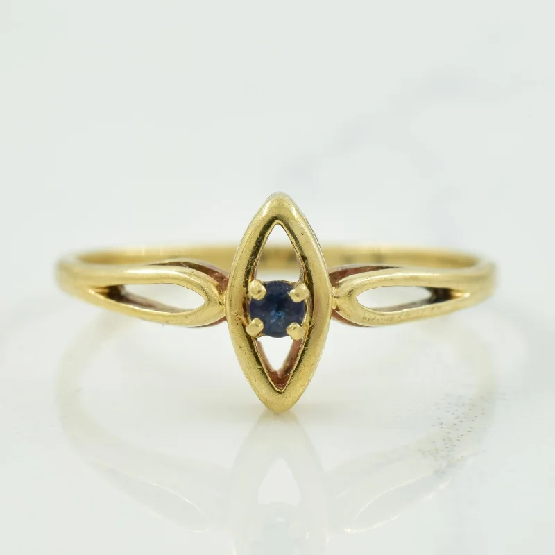 Blue Sapphire Ring | 0.03ct | SZ 6 |