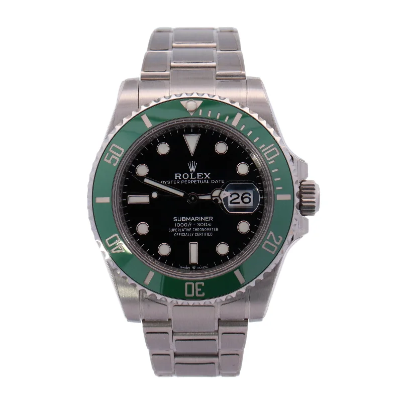 Rolex Submariner "Starbucks" Stainless Steel 41mm Black Dot Dial Watch Reference# 126610LV