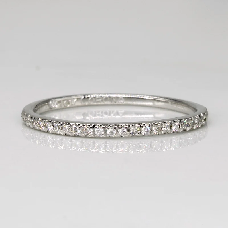 Semi Eternity Diamond Stacking Band | 0.08ctw | SZ 6 |