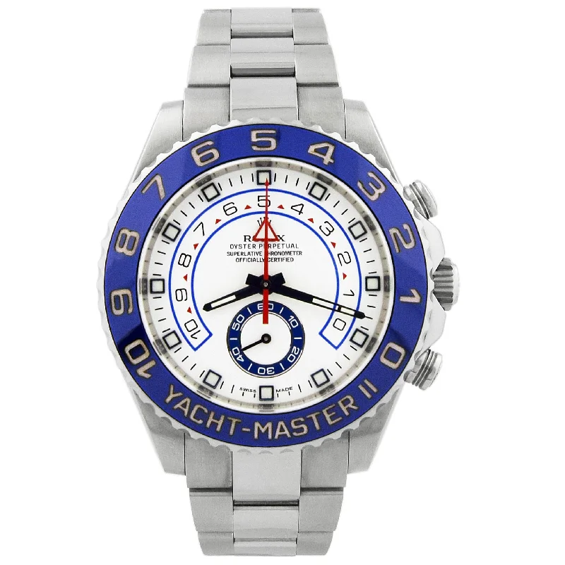 Rolex Yacht-Master II Stainless Steel 44mm White Reference #: 116680