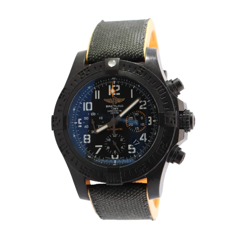 Breitling Avenger Hurricane Black Titaplast 45mm Black Arabic Dial Watch Reference# XB0180E41B1S1