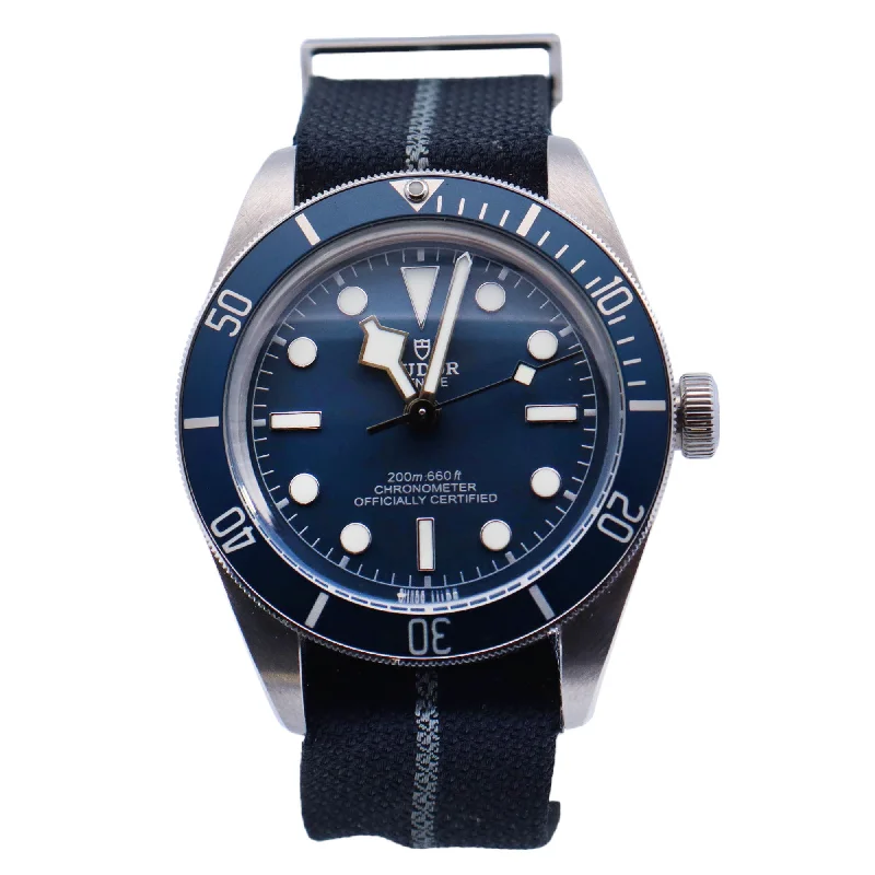 Tudor Black Bay Fifty Eight Stainless Steel Blue Dot Dial Watch Reference#: 79030B