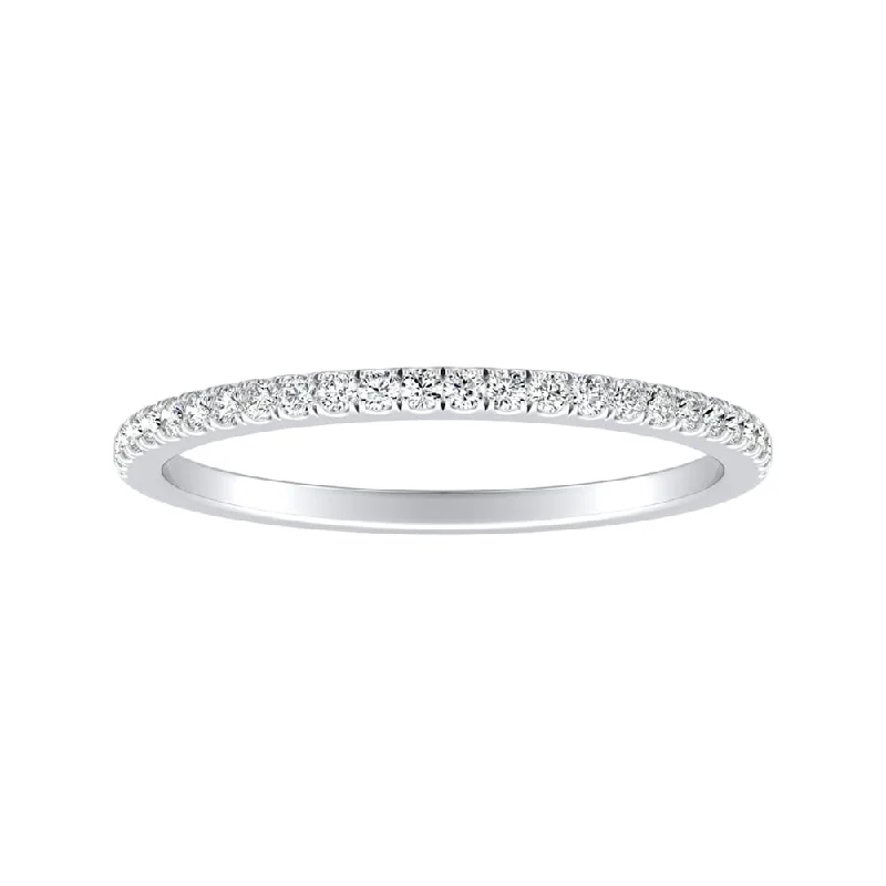 Auriya 1/8ctw Classic Diamond Wedding Band Platinum