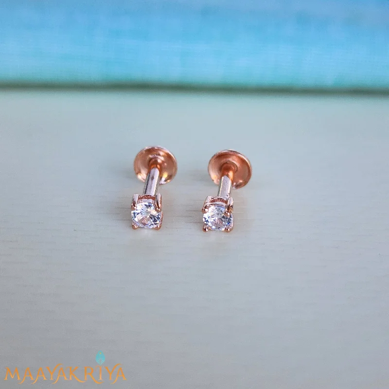 Cylinderical Earrings size 4