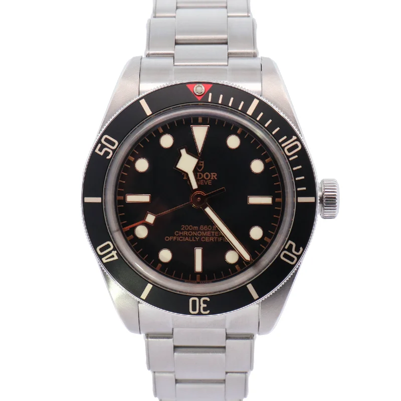 Tudor Black Bay Stainless Steel 39mm Black Dot Dial Watch Reference # 79030N