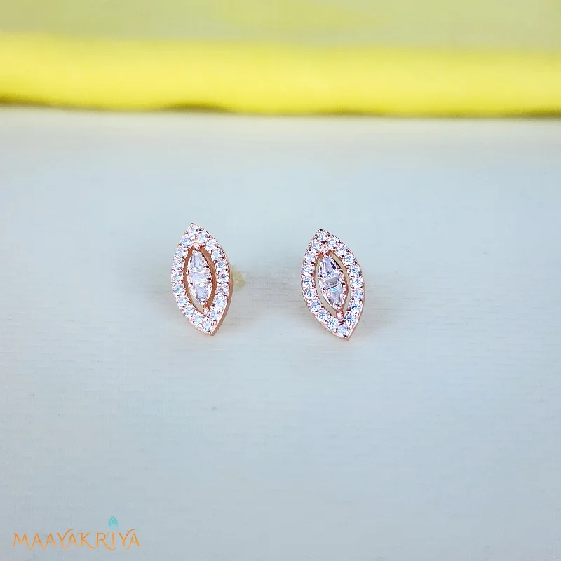 Eyed Rosegold Earrings