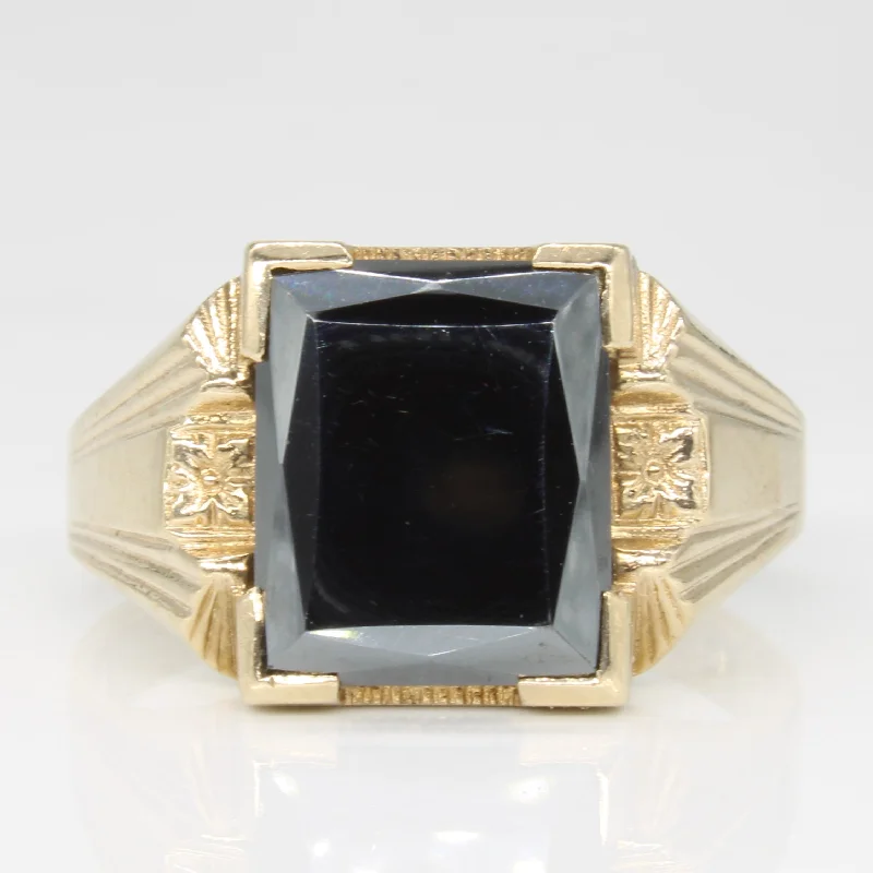 Hematite Cocktail Ring | 4.00ct | SZ 11.5 |