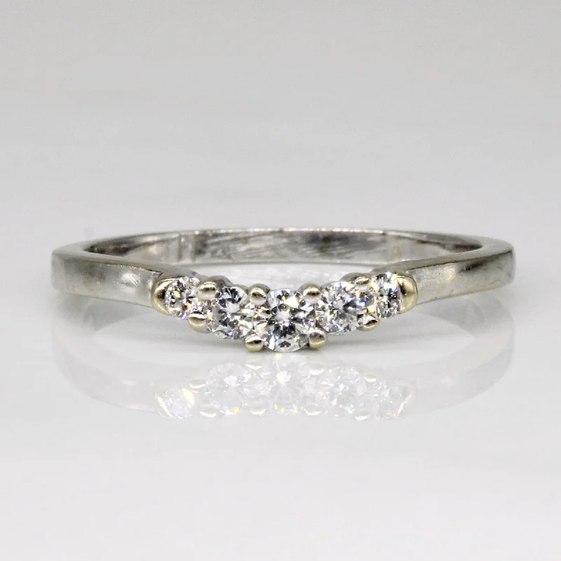 Diamond Contour Ring | 0.20ctw | SZ 8 |