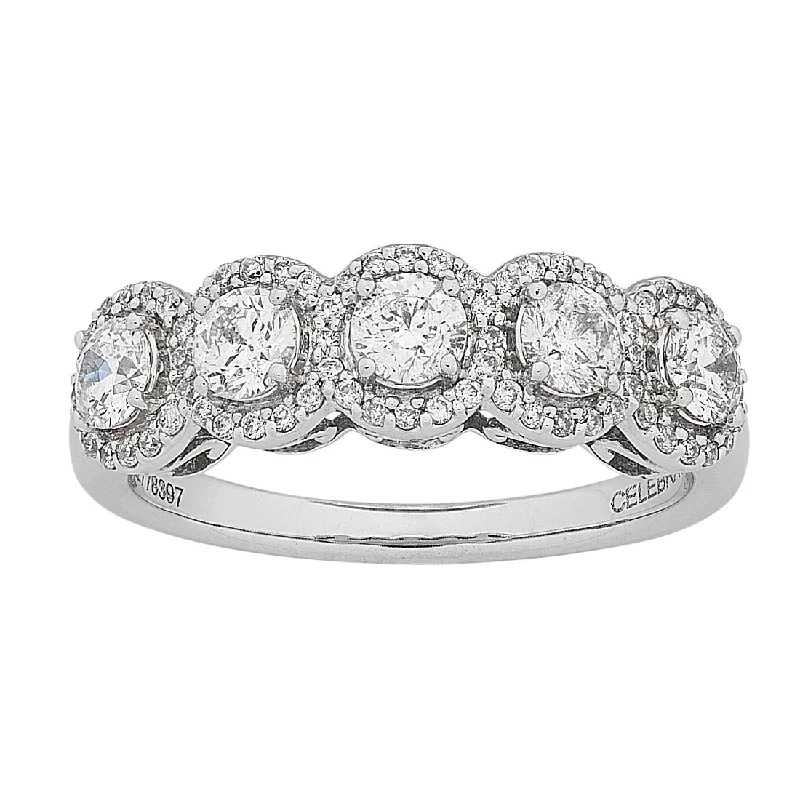 14ct White Gold 1.00ct Diamond Dress Ring