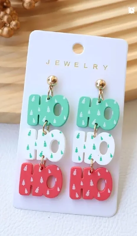 Christmas Acrylic Earrings