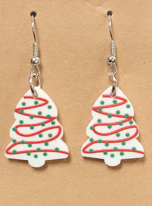 Christmas Cake Earrings