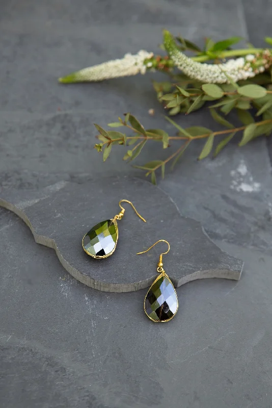 Wrapped Faceted Earring