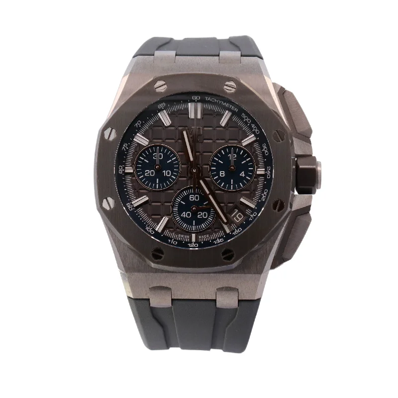 Audemars Piguet Royal Oak Offshore Stainless Steel 43mm Grey Chronograph Dial Watch Reference# 26420IO.OO.A009CA.01