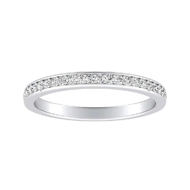 Auriya 1/5ctw Stackable Diamond Wedding Band Platinum