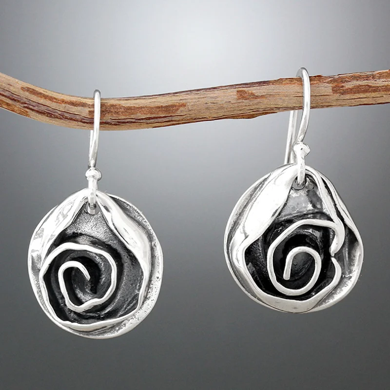 Small-Medium Rose Earrings