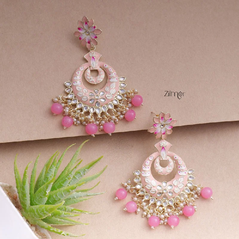 Tapasee - Meenakari Kundan Earrings