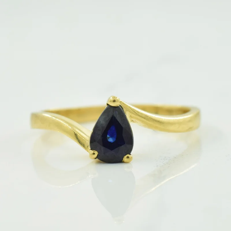 Sapphire Bypass Ring | 0.45ct | SZ 5 |