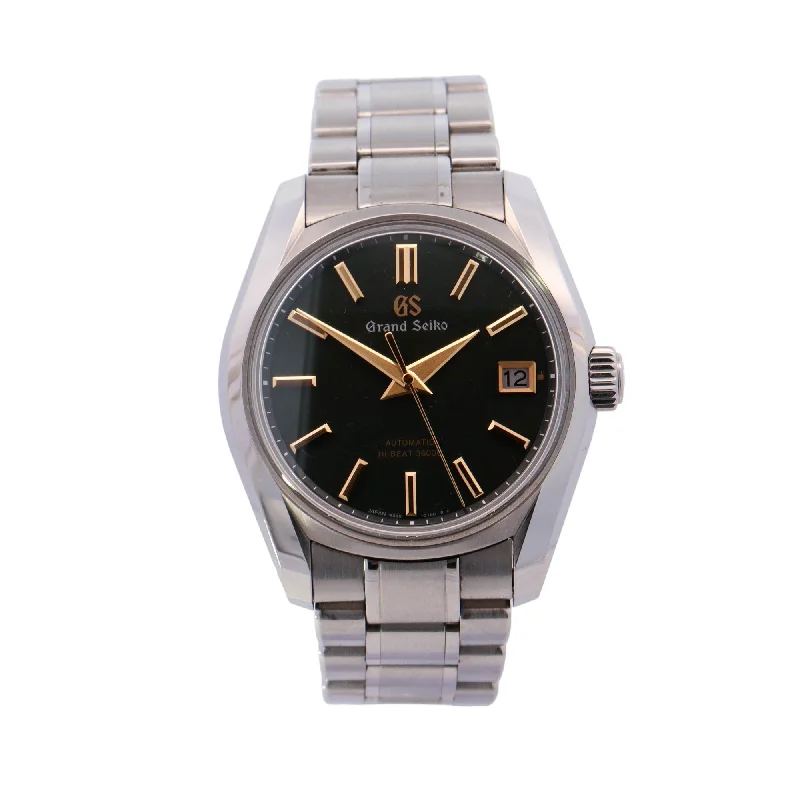 Grand Seiko Rikka Hi-Beat 36000 Stainless Steel 40mm Green Stick Dial Watch Reference #: SBGH271