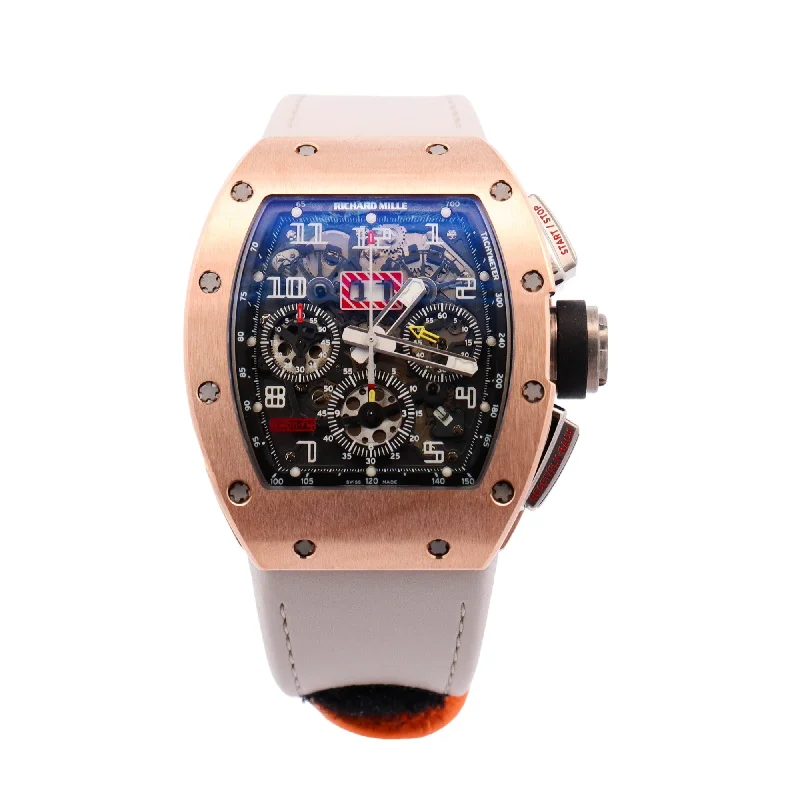 Richard Mille RM011-FM Rose Gold 50mm Skeleton Arabic Dial Watch Reference #: RM011