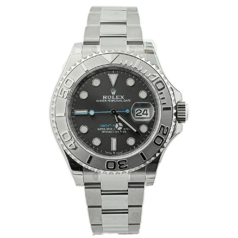 Rolex Men's Yacht-Master Stainless Steel 40mm Rhodium Dot Dial Watch Reference #: 126622