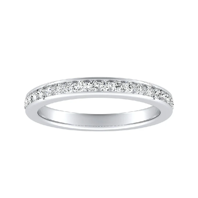 Auriya Platinum 1/4ctw Round Diamond Wedding Band