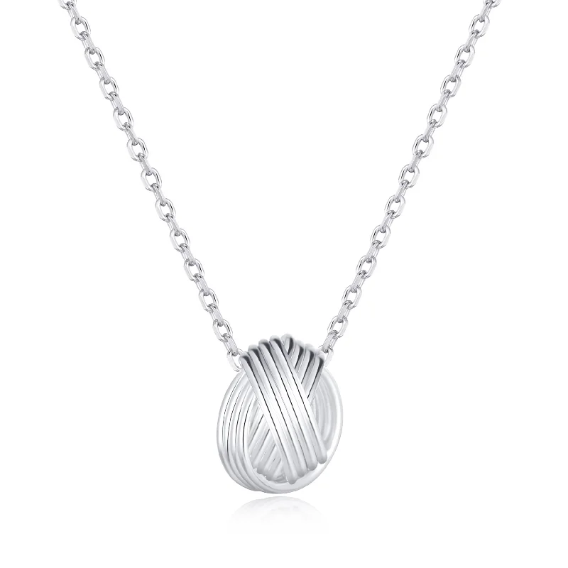 Sterling Silver Knot Necklace