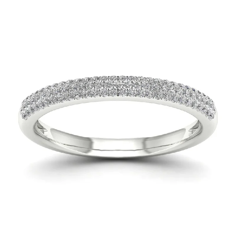 De Couer 1/4ct TDW Diamond Wedding Band