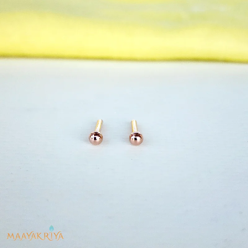 Spot Rosegold Earrings