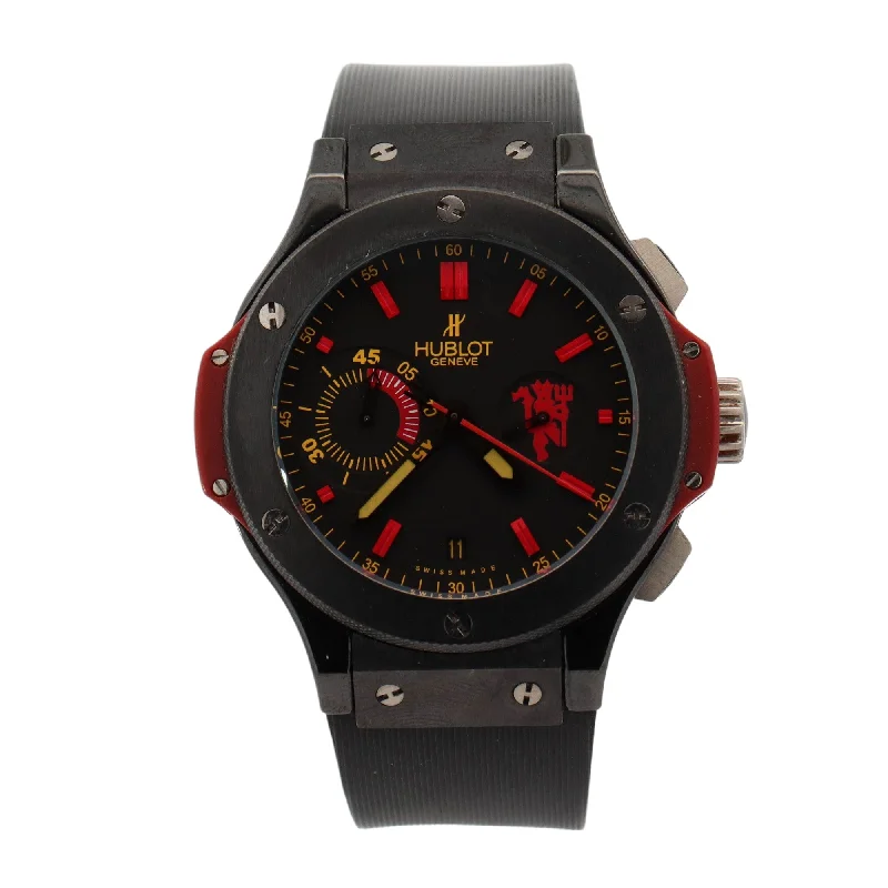 Hublot Big Bang "Red Devil" Black Ceramic 44mm Black Stick Dial Watch Reference #:  318.CM.1190.RX.MAN08