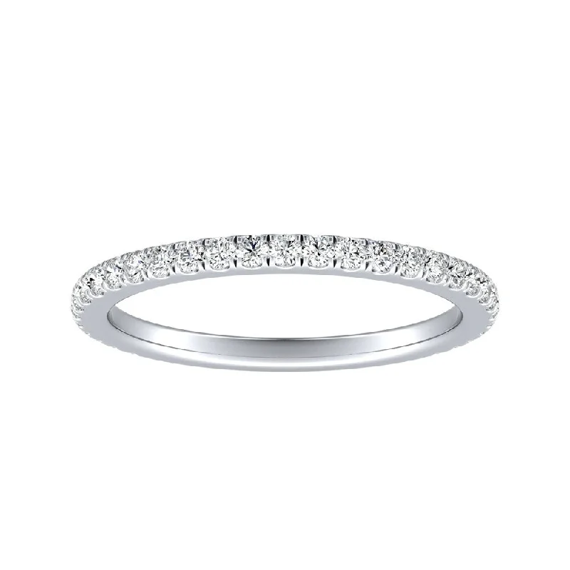 Auriya Platinum 1/3ctw Diamond Wedding Band