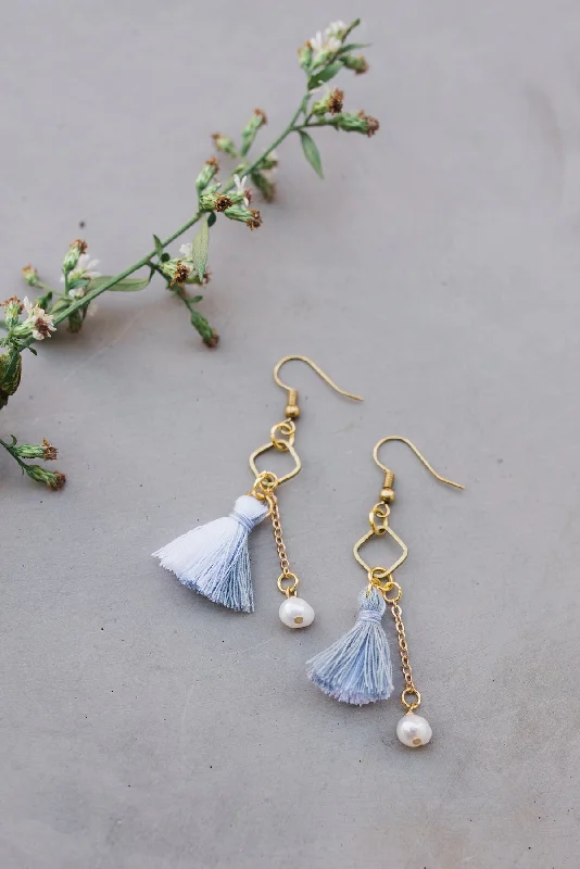 Split the Difference Tassel Earring