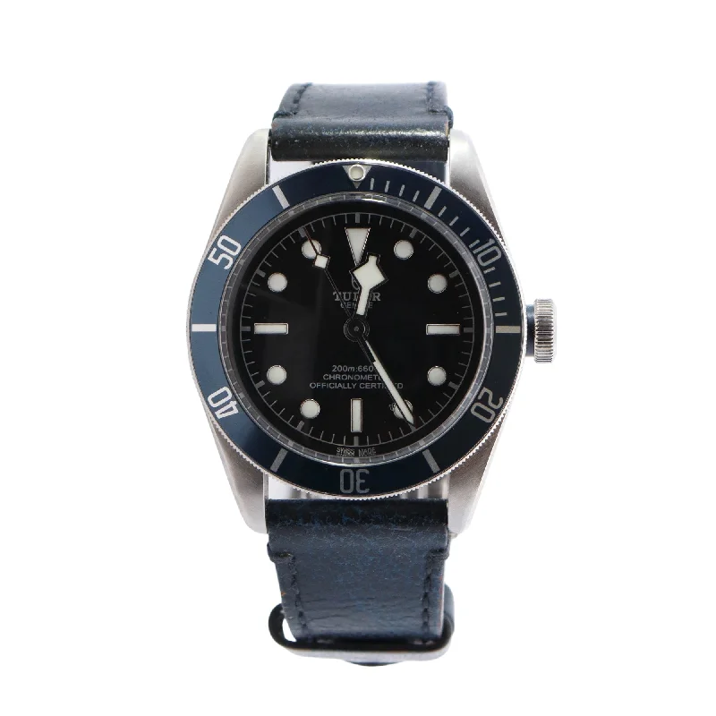 Tudor Heritage Black Bay Stainless Steel 41mm Black Dot Dial Watch Reference# 79230